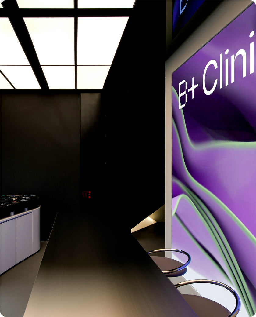 The futuristic view of B+ Clinic Malaysia outlet